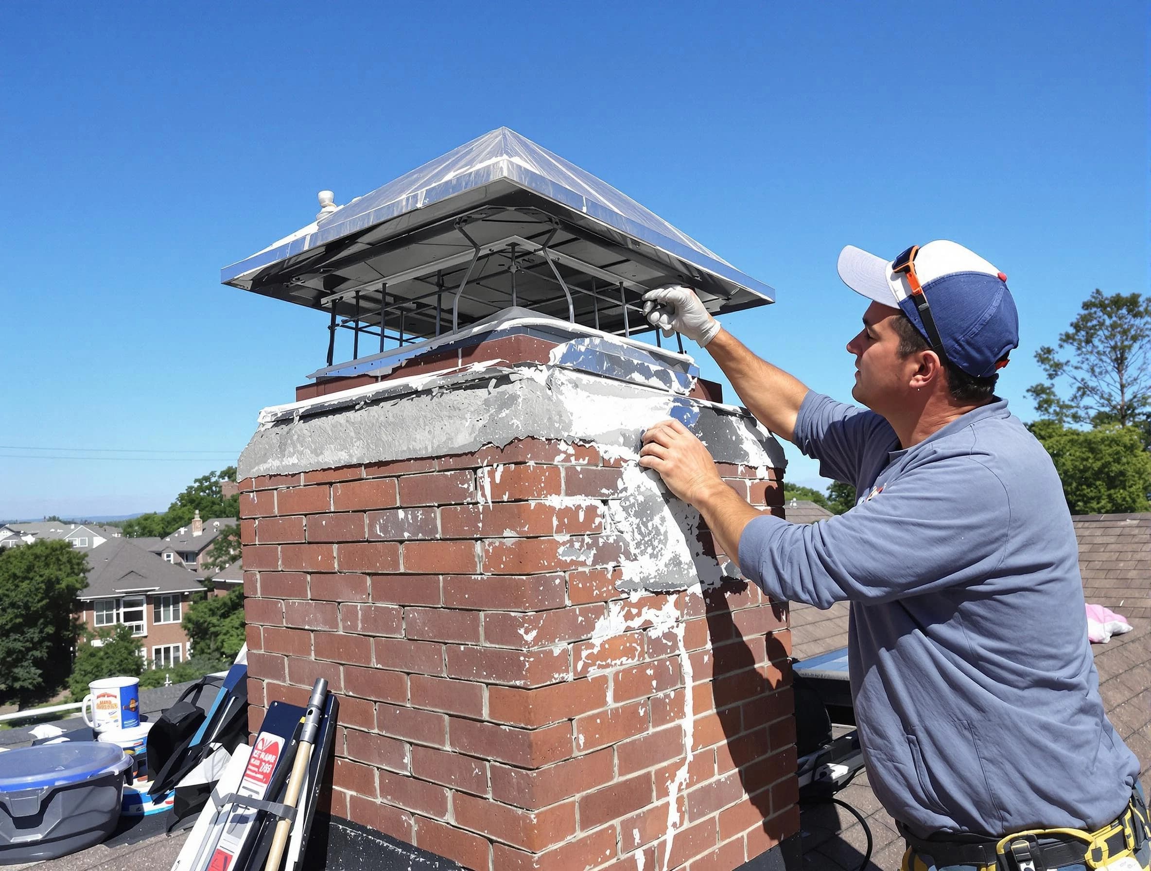 Chimney Crown Services service in Monroeville, PA